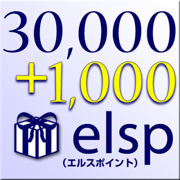 30,000+1,000elsp(エルスポイント)